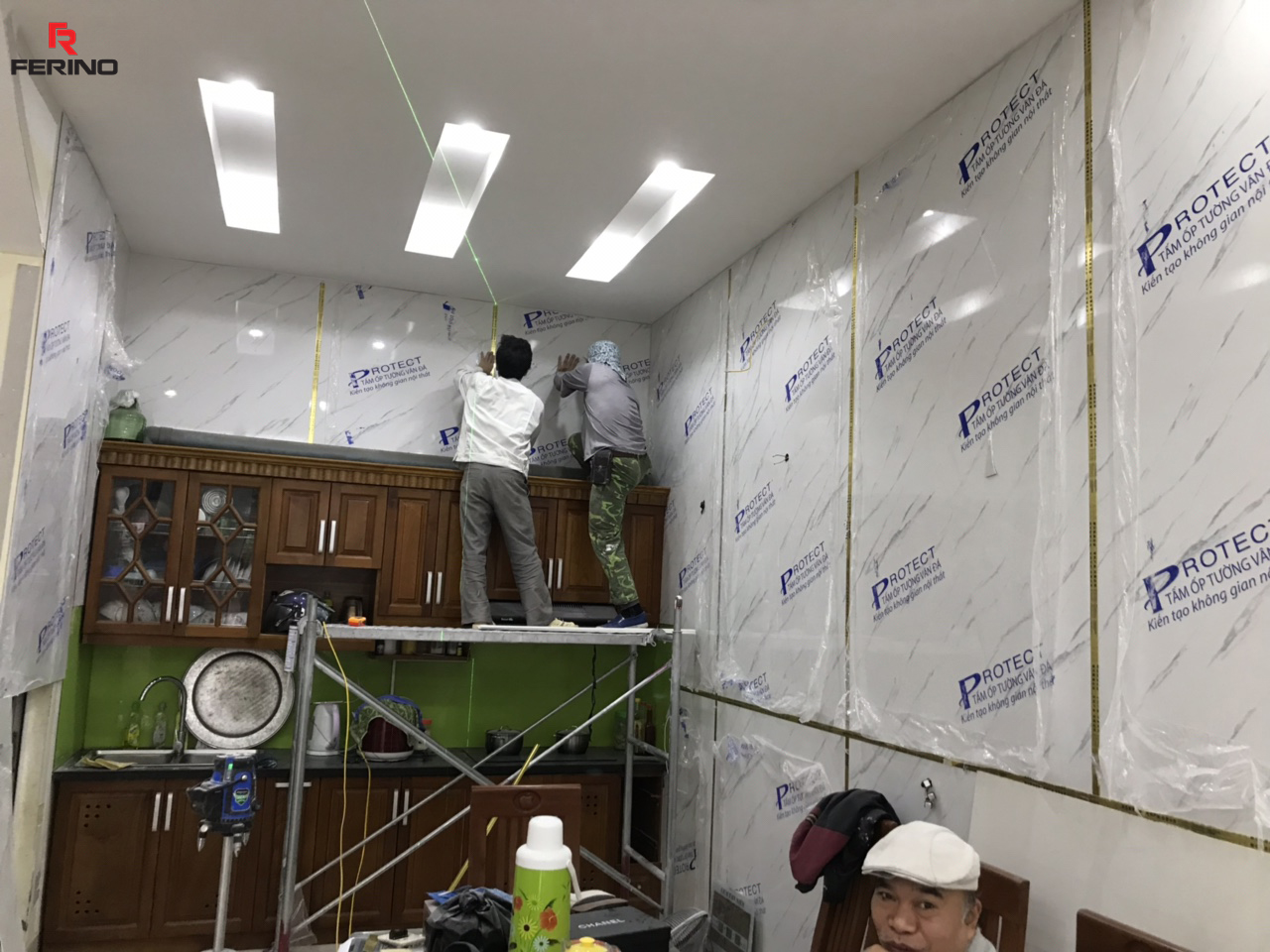 Hoàn thiện công trình nhà anh Dũng - Thanh Trì - Hà Nội