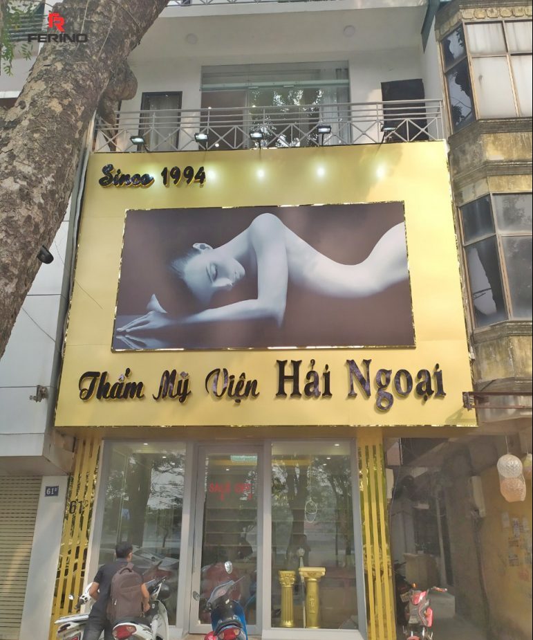 Hoàn thiện công trình cho Spa chị Quỳnh tại 61C Quang Trung - Hà Nội
