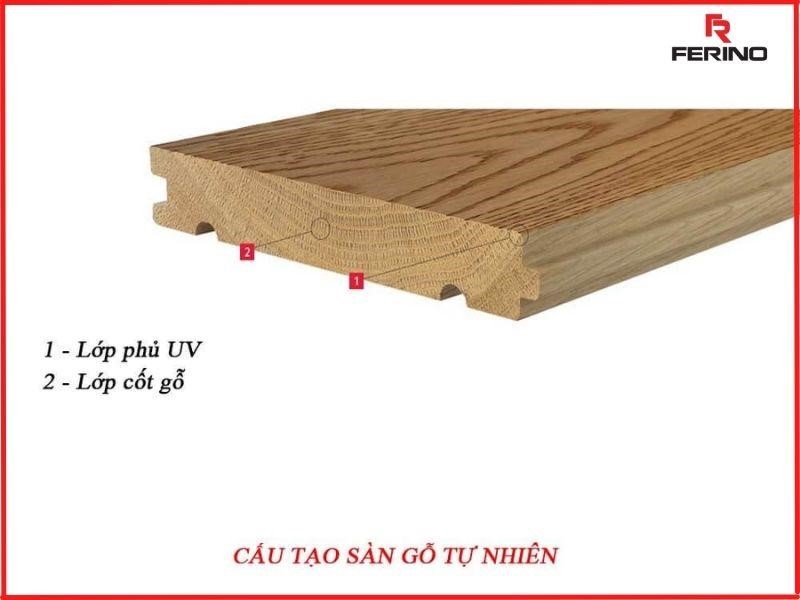 cấu tạo sàn gỗ tự nhiên