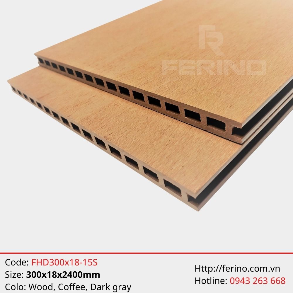 Thanh rỗng 15 lỗ vuông HD300x18-15S