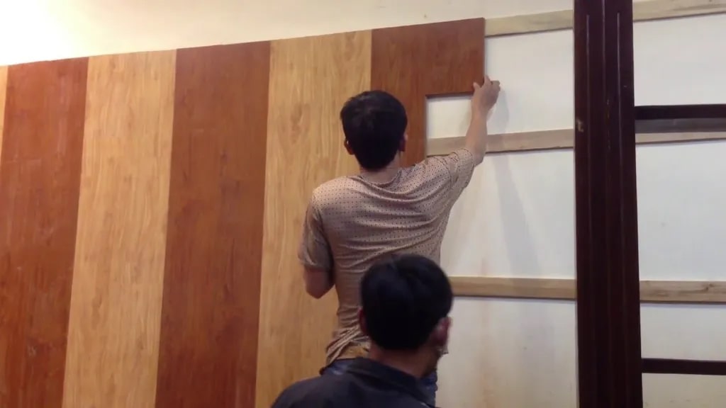 Cách thi công tấm nhựa ốp tường