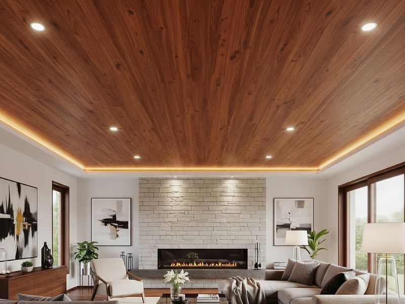 Mẫu trần nhựa nano phẳng đẹp