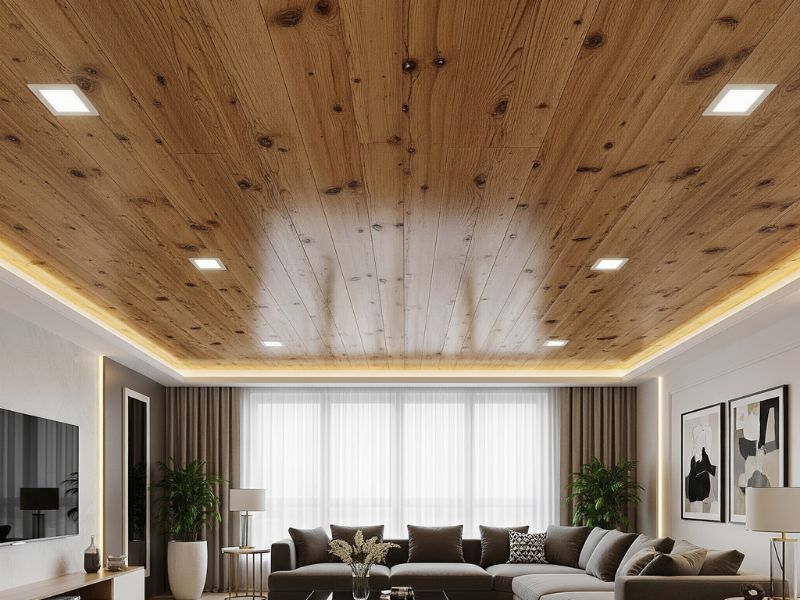 Mẫu trần nhựa nano phẳng đẹp