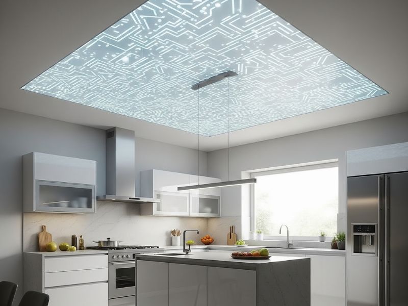 Mẫu trần nhựa nano phẳng đẹp