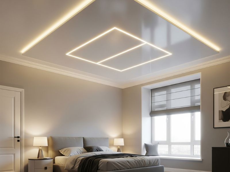 Mẫu trần nhựa nano phẳng đẹp