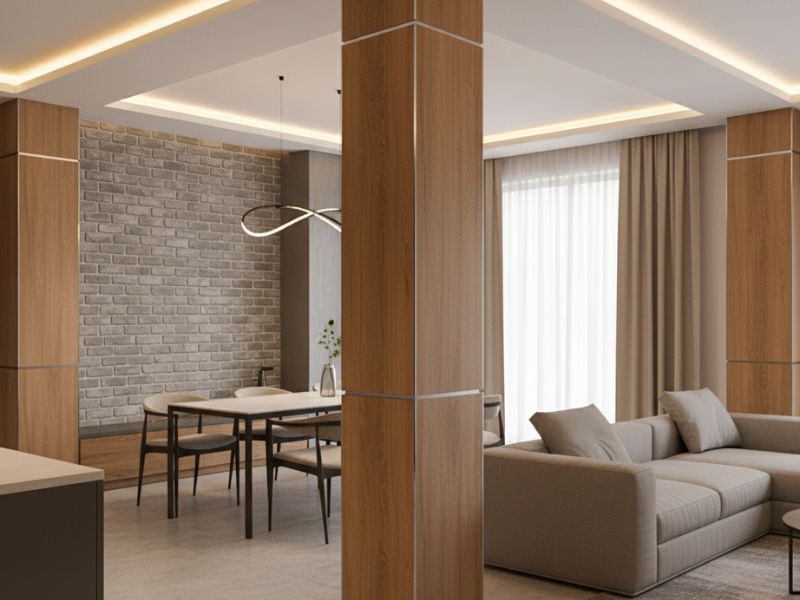 Những mẫu cột nhà vuông đẹp