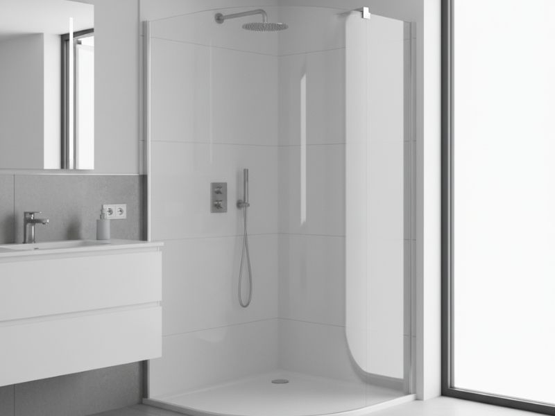Vách ngăn phòng tắm bằng nhựa trong suốtVách ngăn phòng tắm bằng nhựa trong suốt
