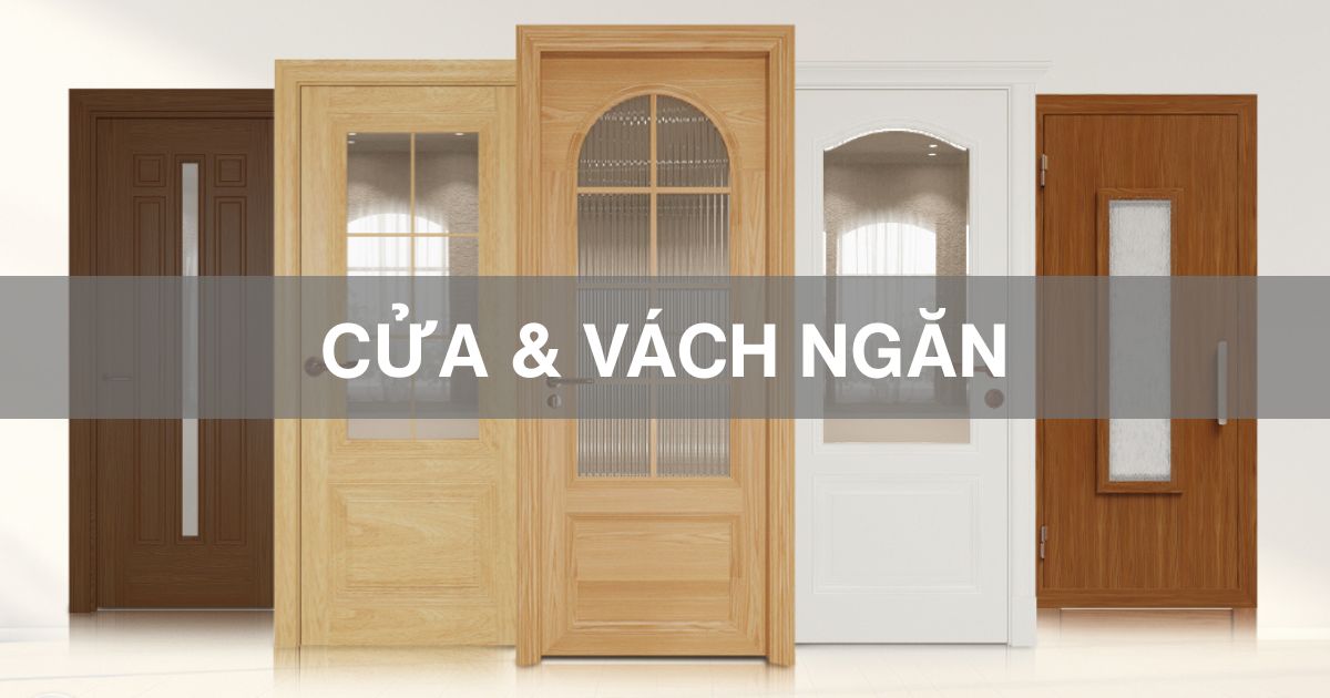 Cửa Ferino - cửa gỗ và cửa nhựa