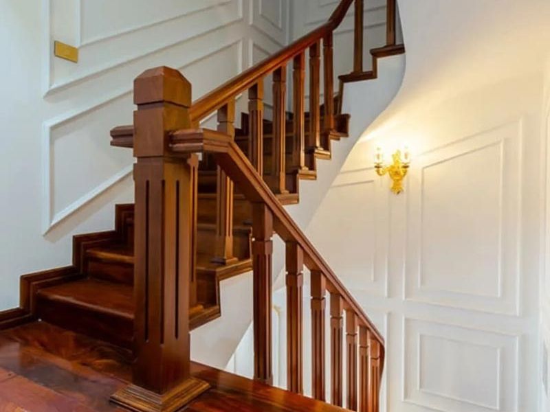 Các mẫu cầu thang gỗ đẹp đơn giản