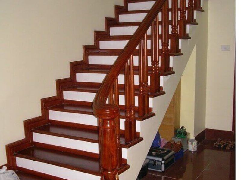 Các mẫu cầu thang gỗ đẹp đơn giản