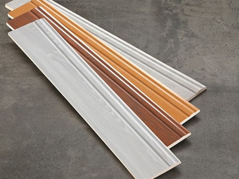 Kích thước vật liệu ốp chân tường thấp