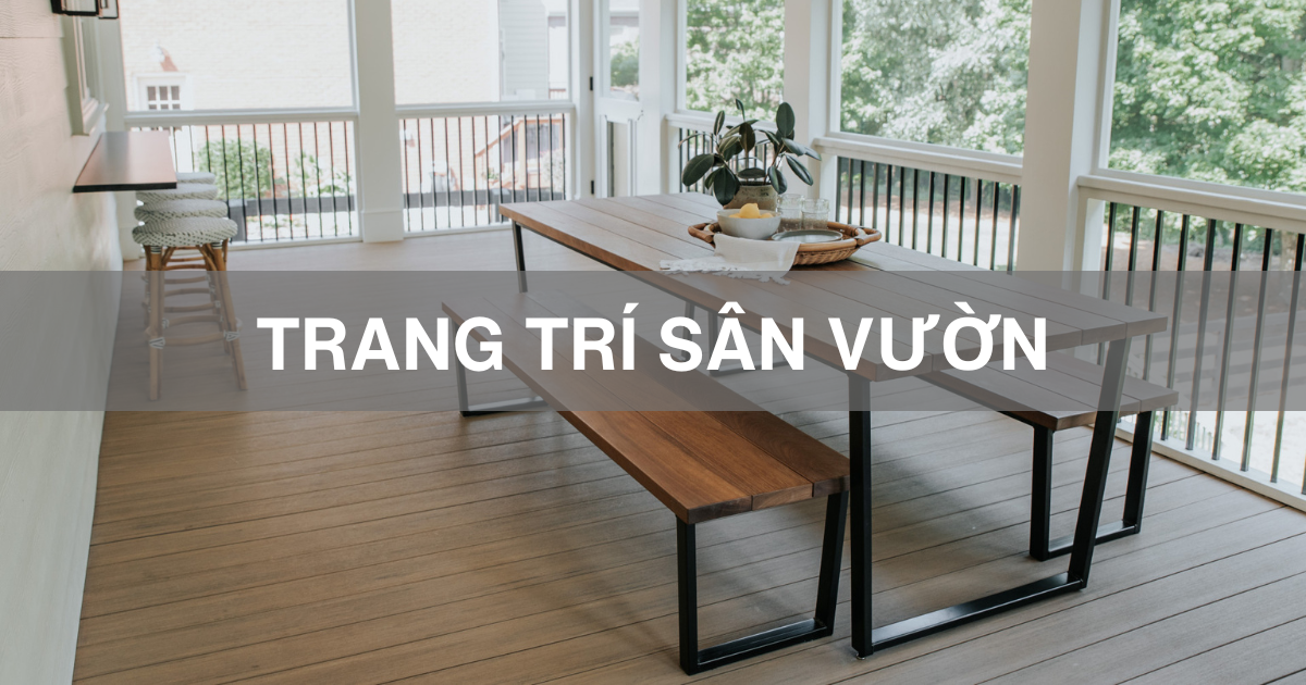 Trang trí sân vườn