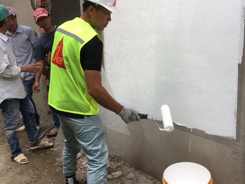 cách chống nồm ẩm khi xây nhà