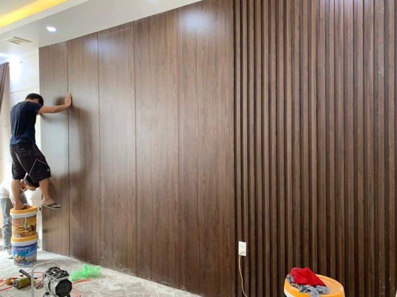 thi công ốp tường nhựa tại Hà Nội