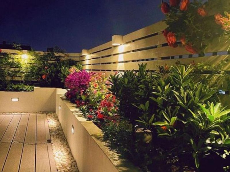 trang trí sân thượng nhỏ đẹp