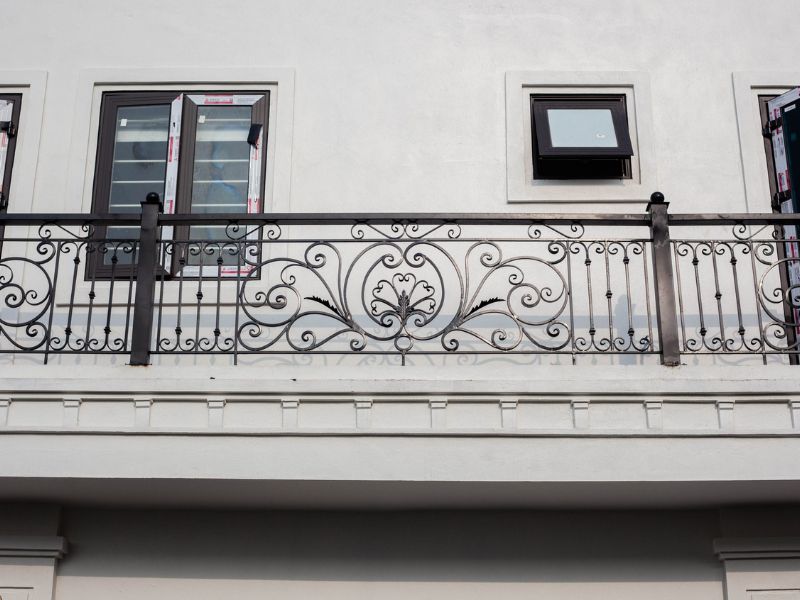 vách ngăn phòng khách và bếp nhà cấp 4