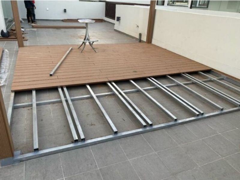 Cấu tạo sàn gỗ nhựa ngoài trời