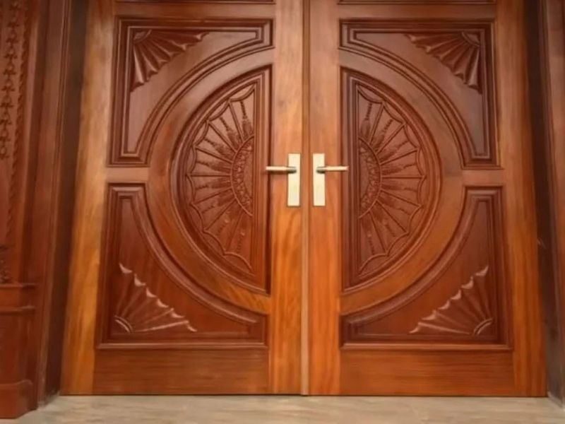 Kích thước cửa chính 2 cánh gỗ
