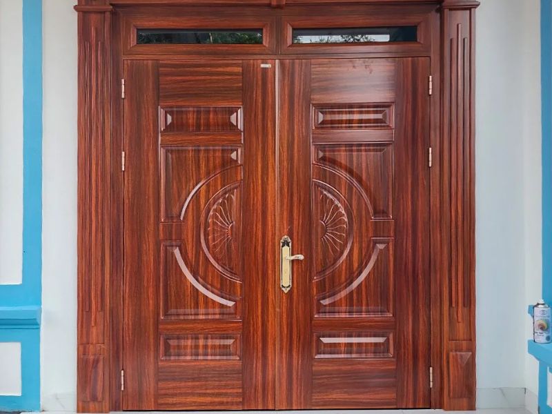 Kích thước cửa chính 2 cánh gỗ