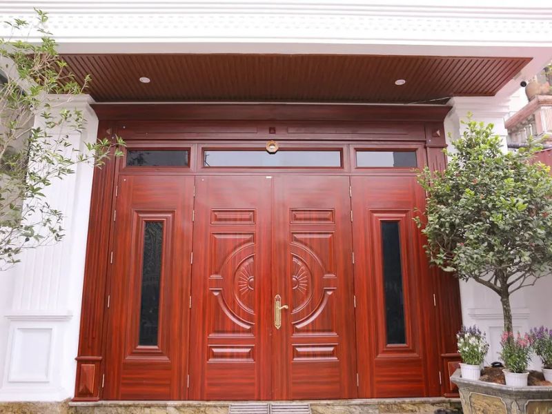 Kích thước cửa chính 4 cánh đẹp