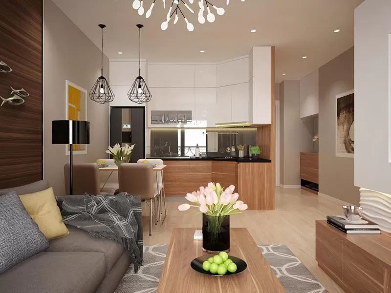 Phòng khách và bếp thông nhau có tốt không