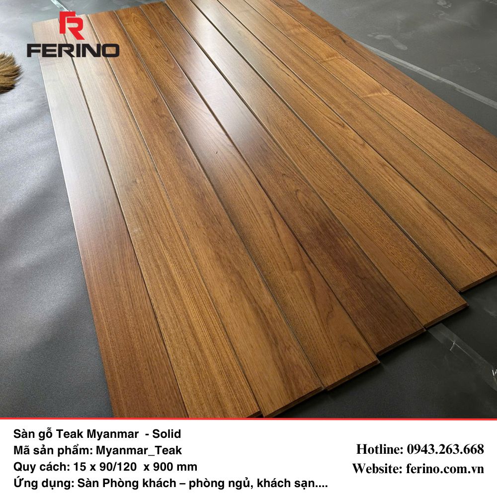 Sàn gỗ Myanmar_Teak