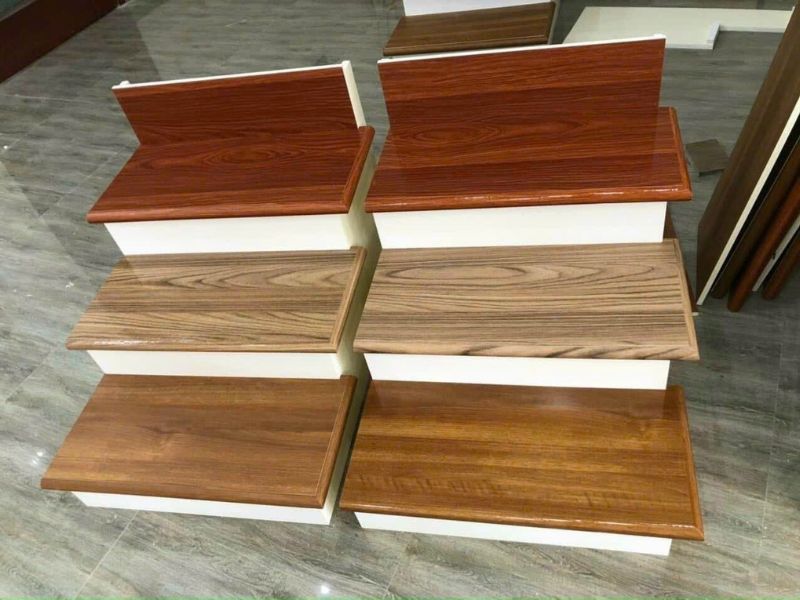 bậc cầu thang nhựa giả gỗ