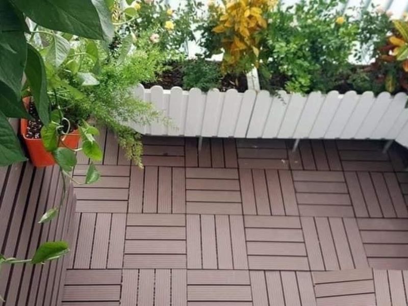 cấu tạo sàn gỗ nhựa ngoài trời