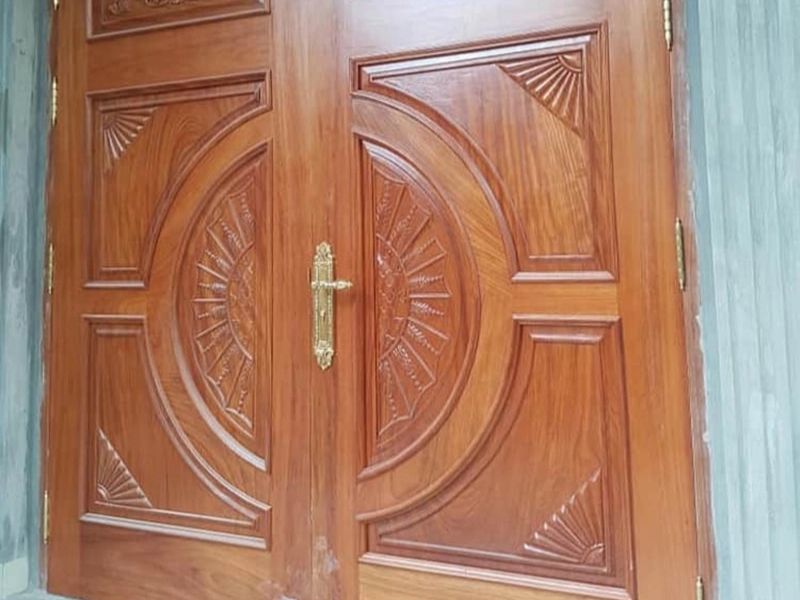 những mẫu cửa gỗ 2 cánh đẹp nhất hiện nay