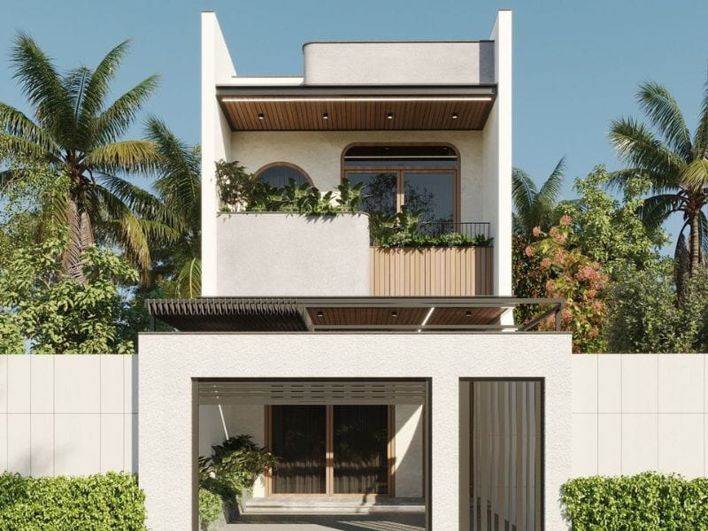 Nhà 2 Tầng Sân Thượng Đẹp