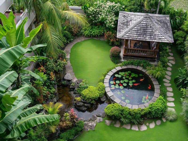 Ý tưởng trang trí sân vườn độc đáo