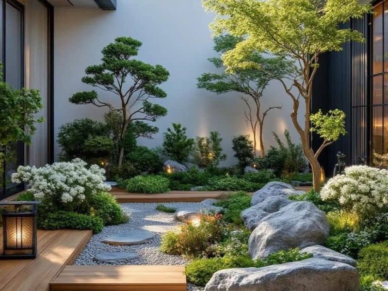 Ý tưởng trang trí sân vườn độc đáo