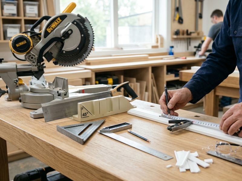 Cách cắt phào trần nhựa nano