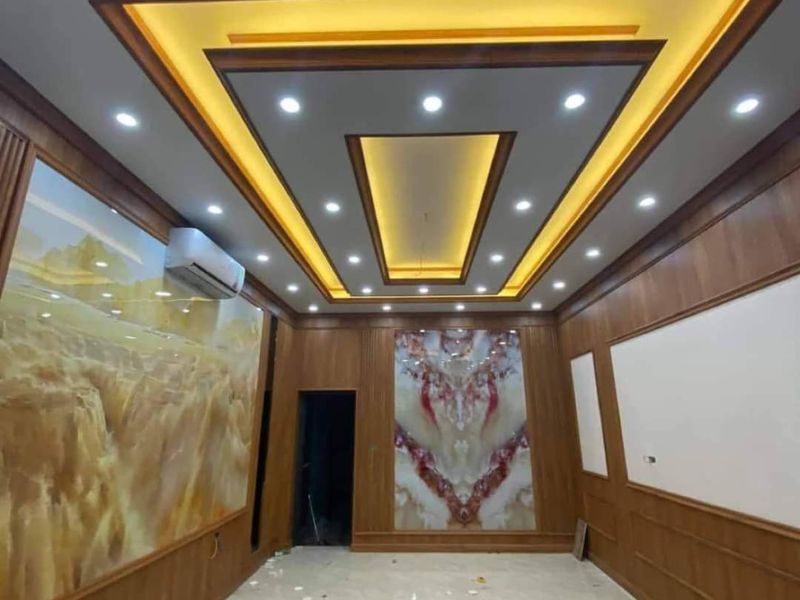 Cách cắt phào trần nhựa nano