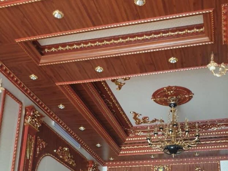 cách trang trí trần gỗ cao cấp