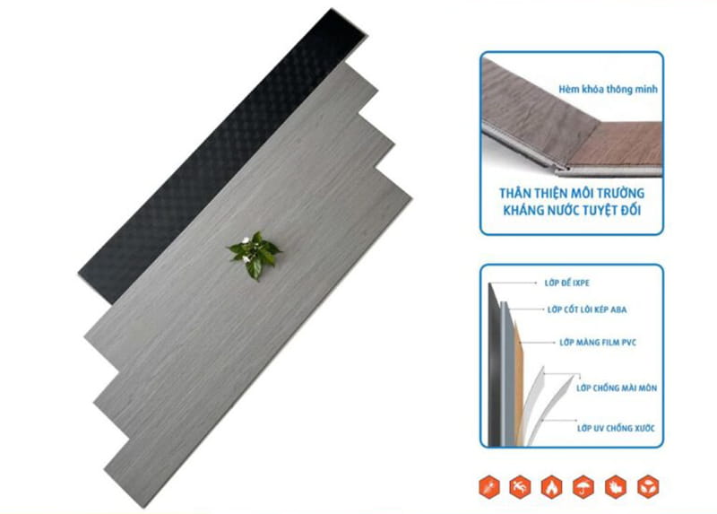 Sàn nhựa giả gỗ có bị nồm không