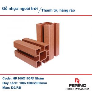 Trụ Hàng Rào Gỗ Nhựa WPC