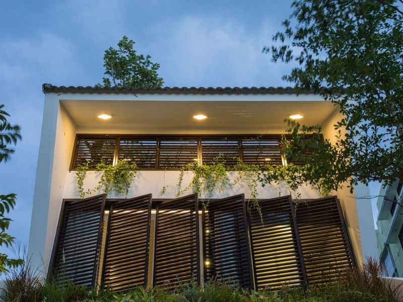 giải pháp chống nắng cho nhà hướng Tây