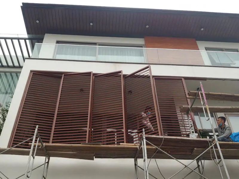 giải pháp chống nắng cho nhà hướng Tây