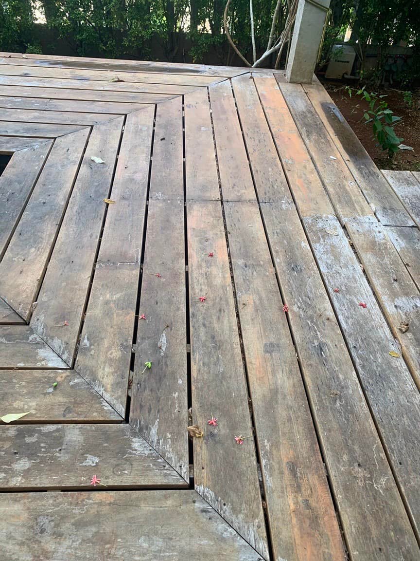 bảo dưỡng sàn gỗ ngoài trời