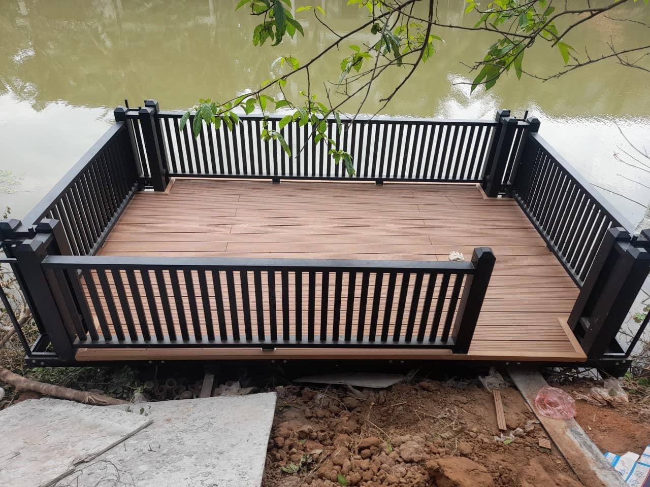 cách làm khung xương sàn gỗ nhựa
