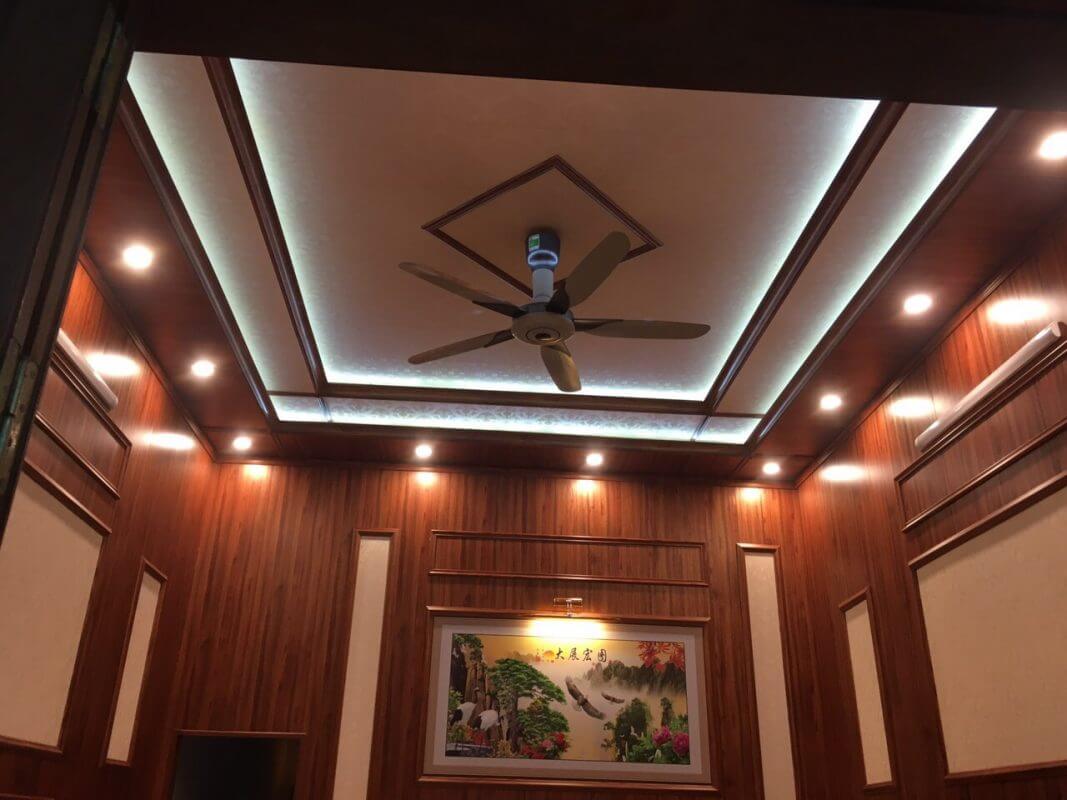 Trần nhựa giả gỗ Nano